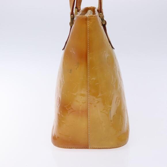 LOUIS VUITTON Monogram Vernis Houston Hand Bag Beige M91004 - Picture 5 of 13